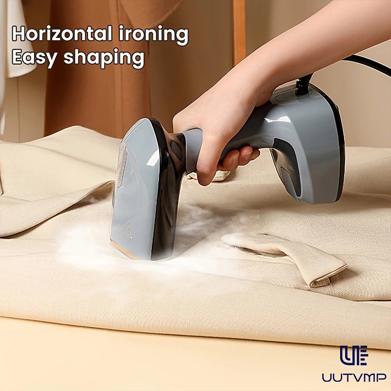 This household steam iron features high power, intelligent constant temperature descaling, 7-hole pressurized steam, a scratch-resistant ceramic soleplate, dual speed settings, and combines flat ironing and hanging ironing in one.