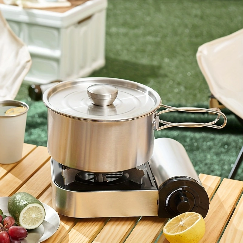 Portable Multifunctional Folding Pot – Outdoor Single Pot / Cooking Pot