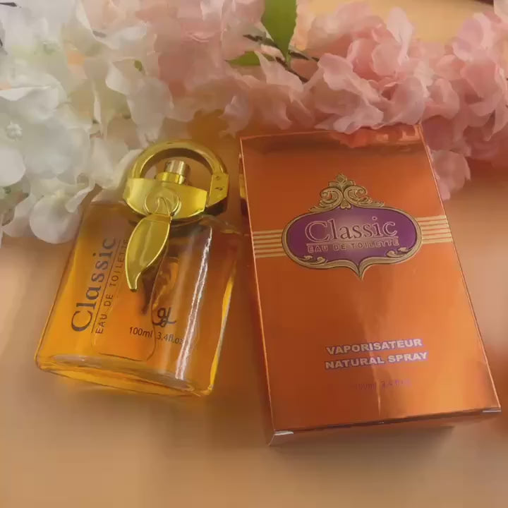 [Intense Perfume] Long-Lasting Arabic Women's Perfume | High-Concentration With Osmanthus Fragrance – 100ml/3.4oz Golden Liquid, Intense, Refreshing, And Floral – Ideal For Daily Wear, Special Occasions, And Gifts – 1pc