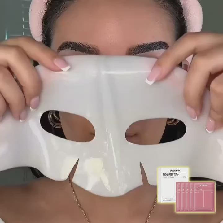 5pcs Instant Lifting Collagen White Mask • Moisturizing and Moisturizing • Keep the Skin Hydrated and Full • Firm the Skin • Make the Skin More Firm and Smooth • Make the Skin Look More Beautiful and Shiny • Suitable for Dry and Sensitive Skin