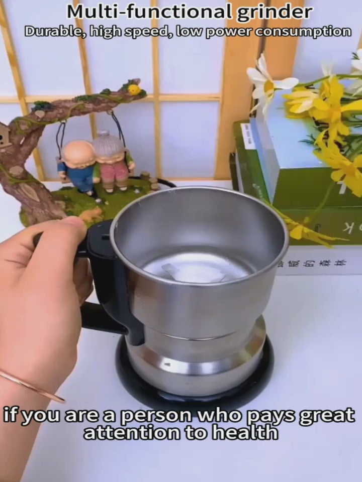 Kitchen Grinder And Blender, Grinding Mixing Machine, Universal Electric Grinder for Kitchen, New Powder Mill, Multifunctional Crusher, Home Ultra-Fine Grinding Grains And Spices Powder Machine, Grains And Spices Powder Machine