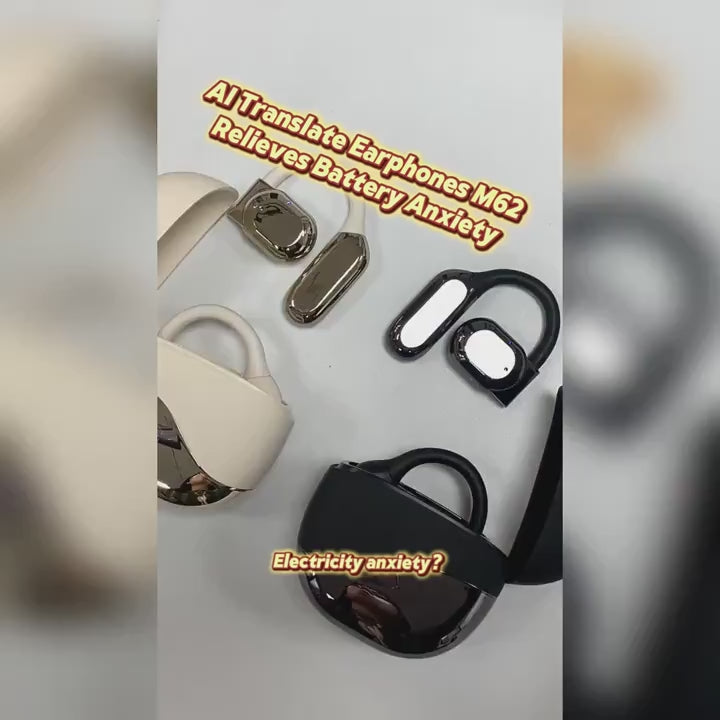Real-Time Languages Smart AI Translation Earbuds - Translate In Real-Time, Providing Precise Simultaneous Interpretation to Eliminate Language Obstacles for Seamless Business Trips, Social Interactions, Education, Work, And Conferences