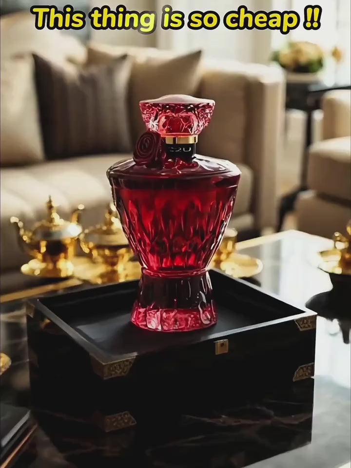 2.54oz Women'S Red Crystal Valentine Perfume For College Students Valentine'S Day Nightclub Party Dating Party Ladies Perfume