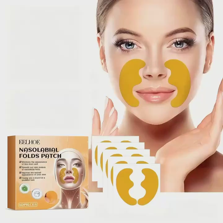 10pcs of Patches for Smoothing Nasolabial Folds - a Solution for Firming Skin Care, Resulting in Smooth And Youthful Skin