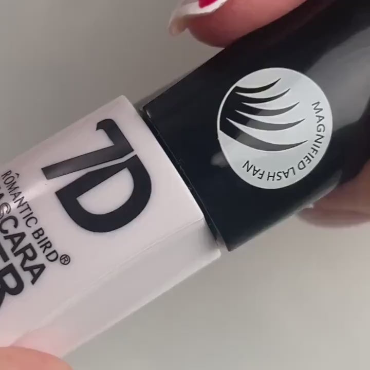 Two-Piece Set, 7D Mascara in Black And White Tubes, Waterproof Thick Long Curling Mascara, Sweat-Proof Long-Lasting Shape, Smudge-Proof Extremely Lash Base Mascara, for Valentine'S Day