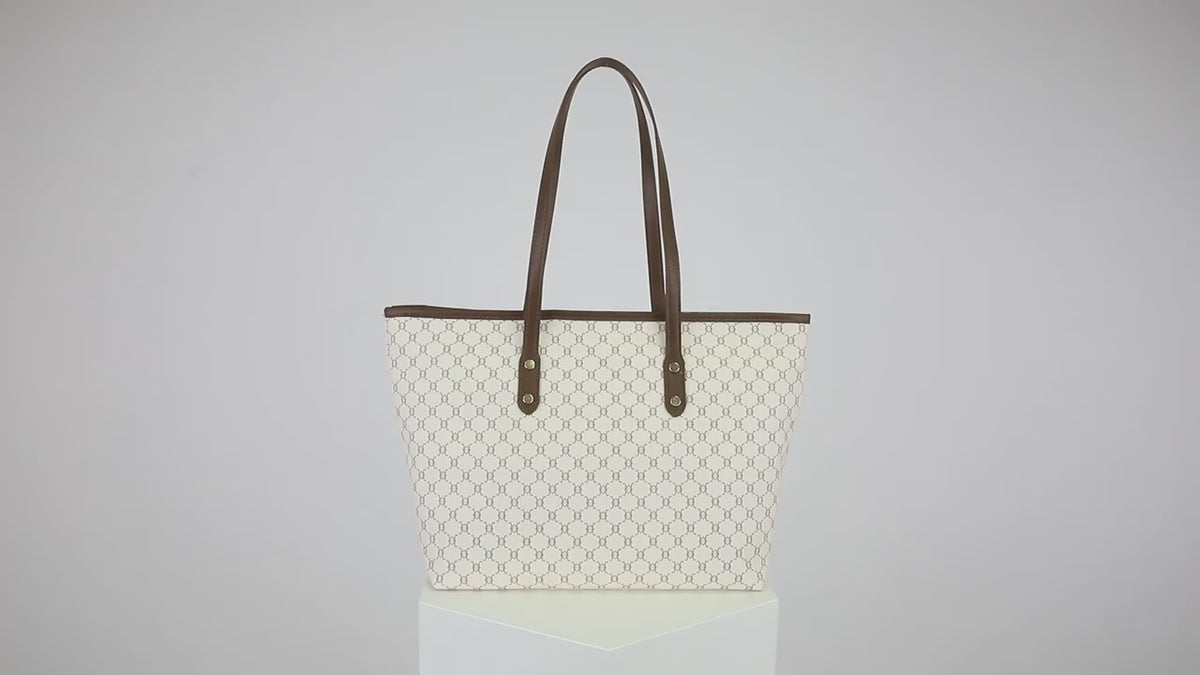 Women'S Vintage Pattern Tote Bag, Large Capacity, Stylish Bag for Work
