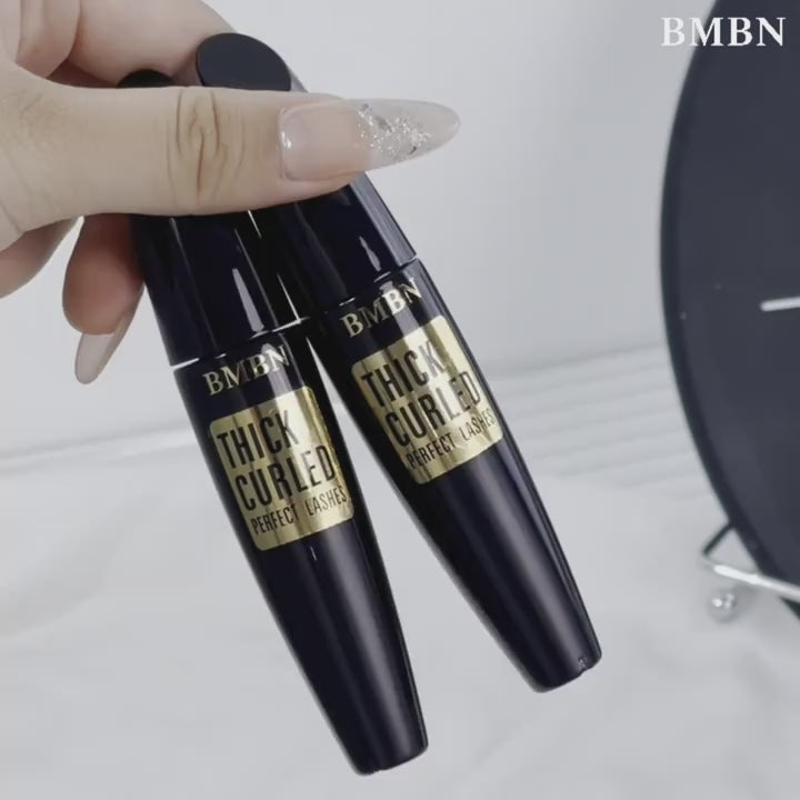 4D Waterproof Mascara for Volume, Provides Long-Lasting Curl And Length to Lashes, Deep Black Color, No Clumps for Striking Eyes