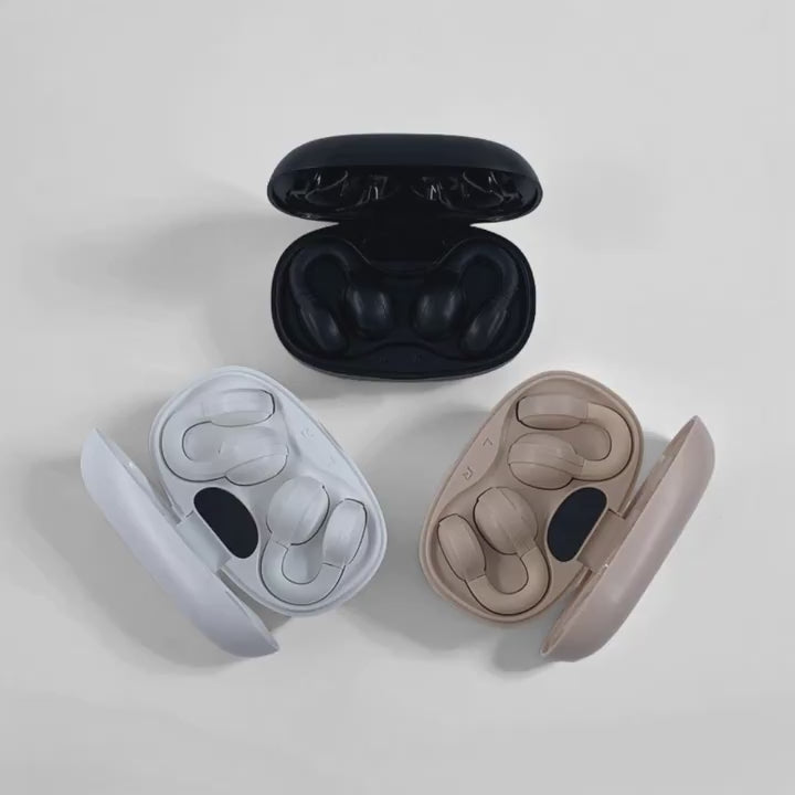 Wireless Music Headset, Touch Earphones Clip-Ear Sports Headphones, for Xiaomi Earphone for iPhone Smart Earbud, for Valentine's Day Gift