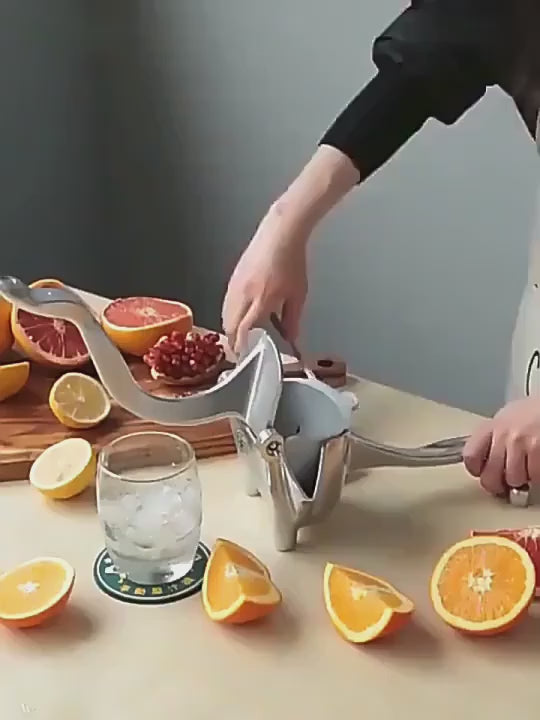 Manual Juicer with a Non-Slip Base, Lemon Juicer, Versatile Manual Juicer, Aluminum Alloy Fruit Juicer, Juicing Clamp
